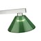 Z-Lite Cobalt Billiard, 3-Light, 14 In.W x 46 In.L x 8 In.H, Brushed Nickel/Green 152BN-ARG - alternate 4